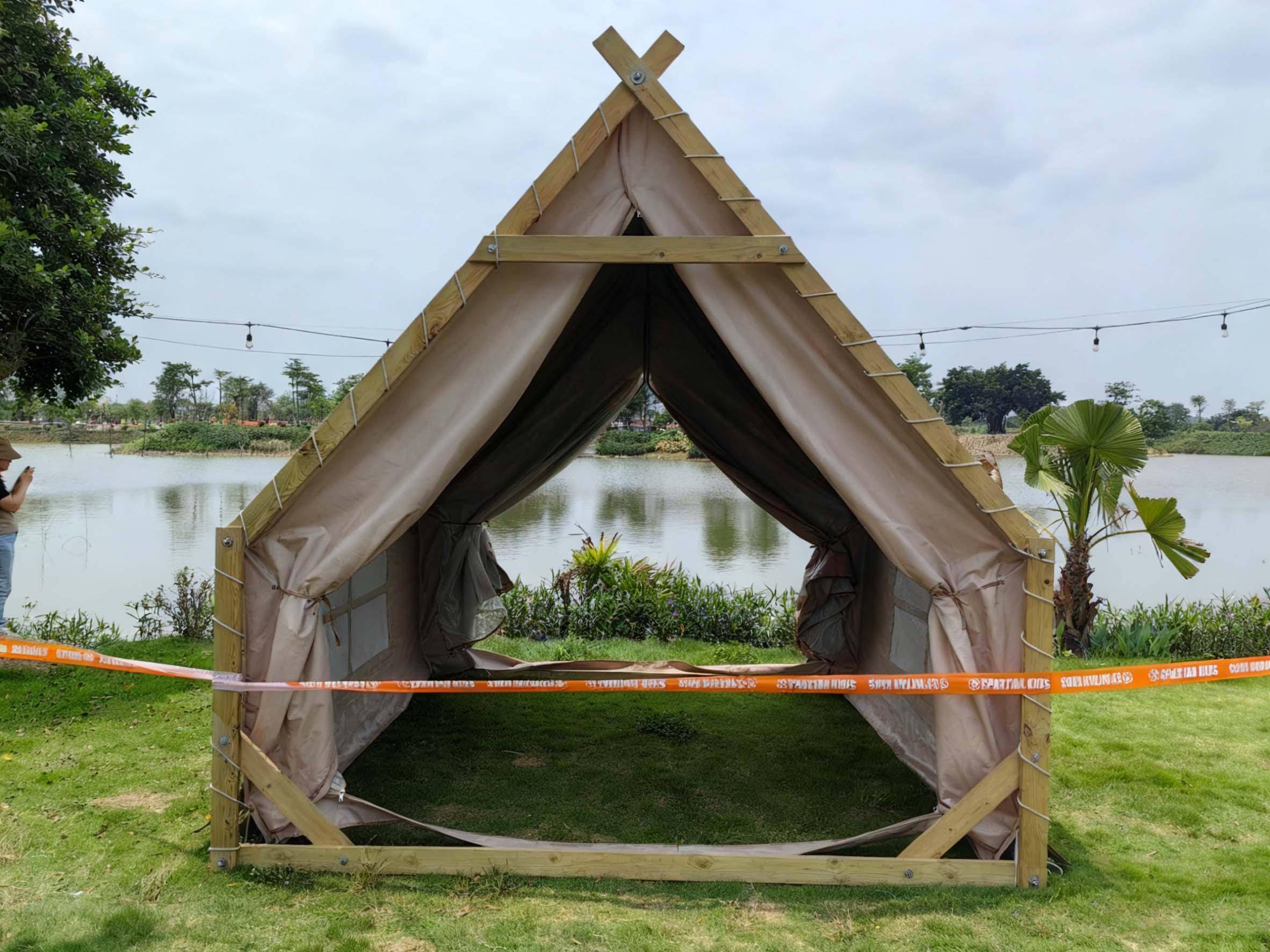 居专注金属结构房屋三大主营帐篷满足多元场景需求开元棋牌app沙漠亲子景区帐篷定制优选佛山好来(图2)