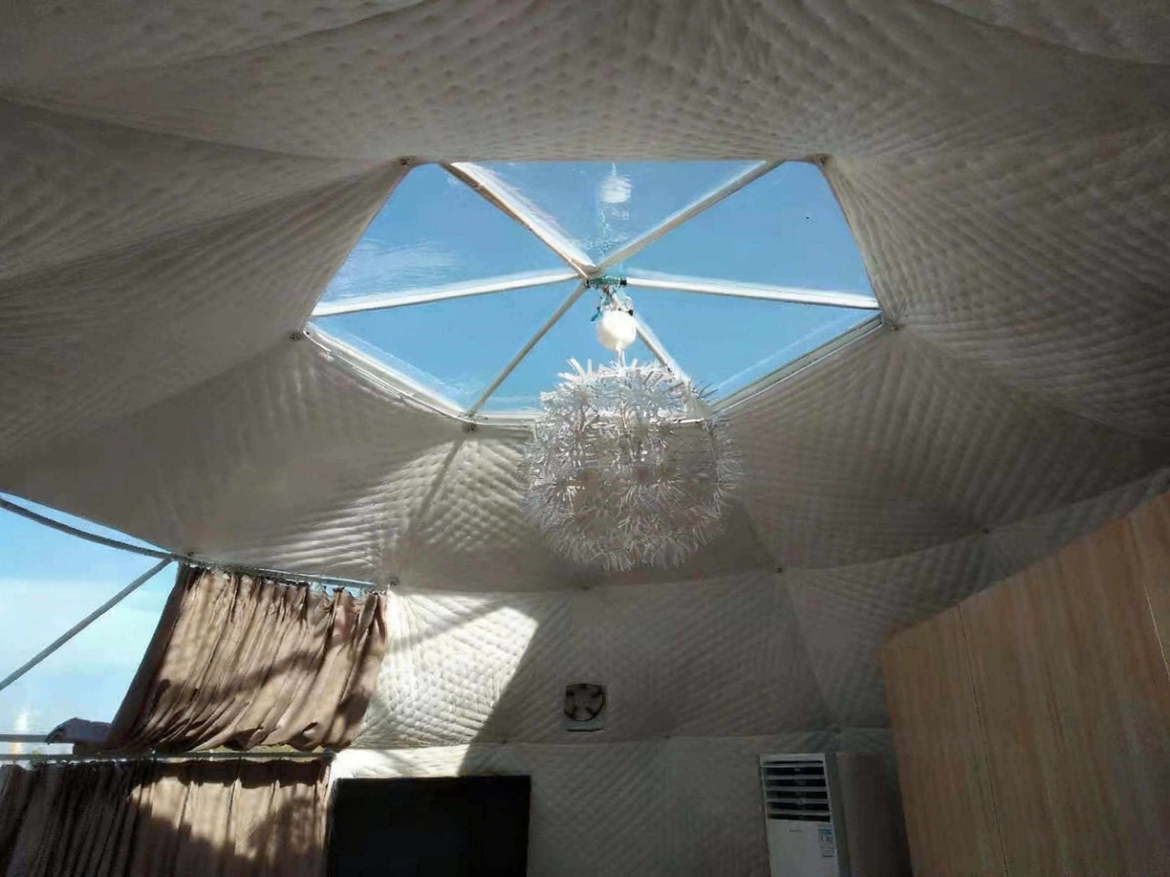 ：星空主题帐篷先驱者透明月球圆球大帐篷全场景覆盖开元ky棋牌TOP佛山好来居金属结构房屋有限公司(图2)